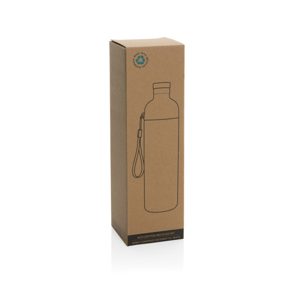 Xd Collection steklenica za vodo neprepustna rPET 600 ml - Bela