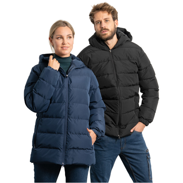 Nepal unisex insulated parka - Solid Black / M