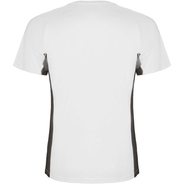 Shanghai short sleeve kids sports t-shirt - White / Dark Lead / 4