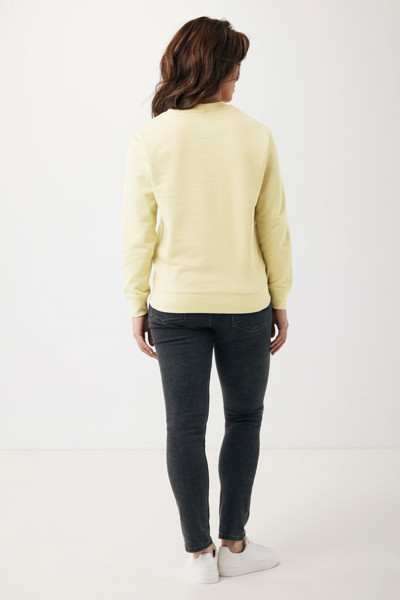 Lehká mikina Iqoniq Etosha z recykl. bavlny - Cream Yellow / XS