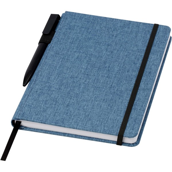 Orin A5 Notizbuch aus RPET - hale blau