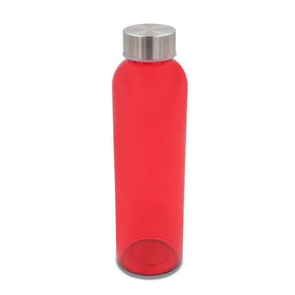 500 ml Aqua Kuba colour glass bottle - Red