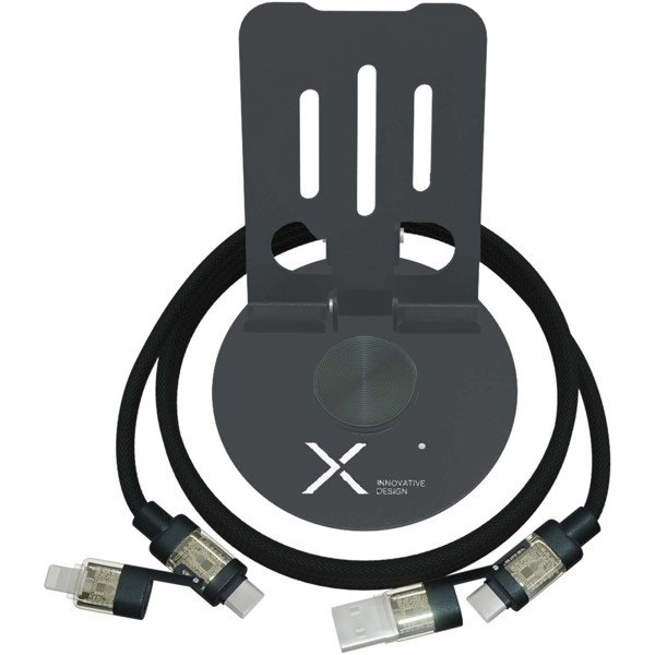 SCX.design O34 360° telefoonhouder met 240 W 4 in 1 oplaadkabel