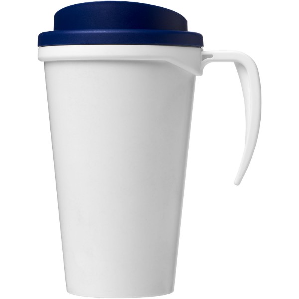 Mug isolant Brite-Americano® grande 350ml - Blanc / Bleu