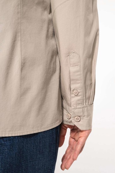 Ladies' Long-Sleeved Safari Shirt - White / XL