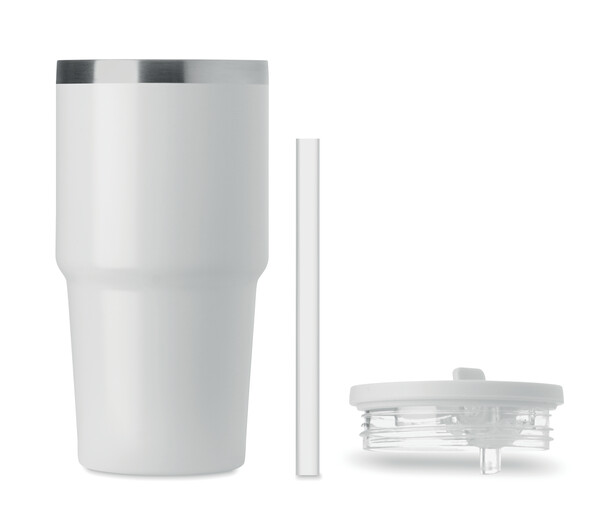 Bicchiere doppio strato. 500ml Aland - Bianco