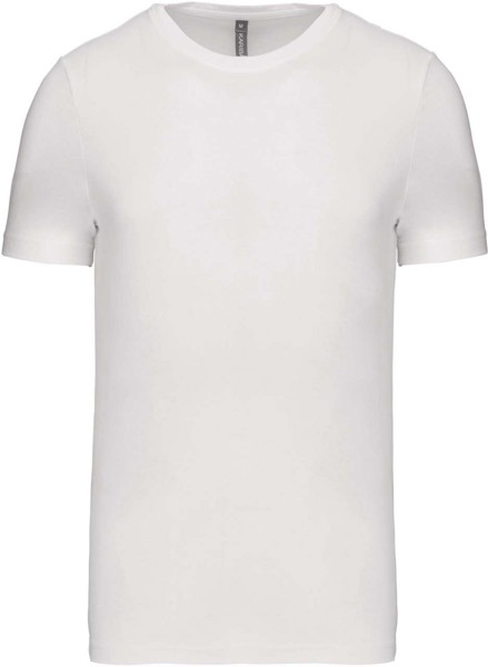 Short-Sleeved Crew Neck T-Shirt - White / L