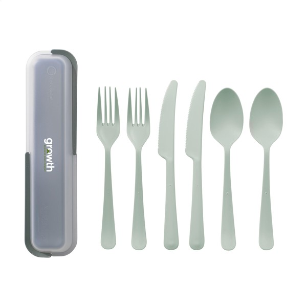 Outdoor 6-piece Ensemble de couverts - vert foncé