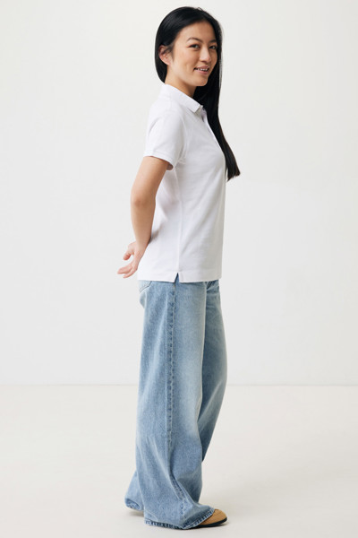 Dámske polo tričko Iqoniq Yosemite z recykl. bavlny - Recycled White / XXL