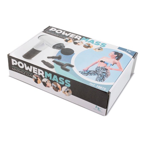 PISTOLA DE MASAJE CORPORAL Y FACIAL "POWERMASS"
