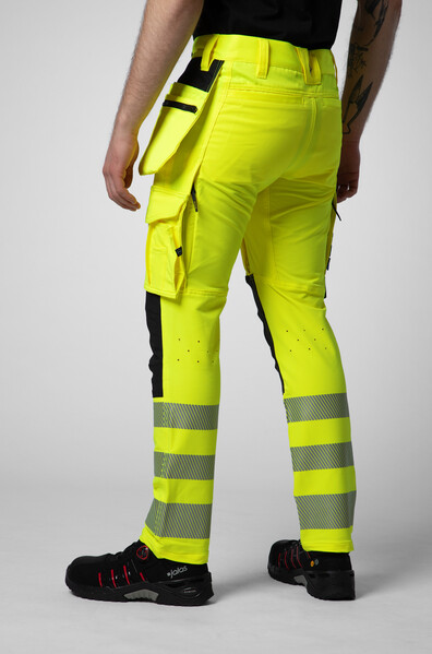 6527 Waistpant Stretch Yellow/black C152