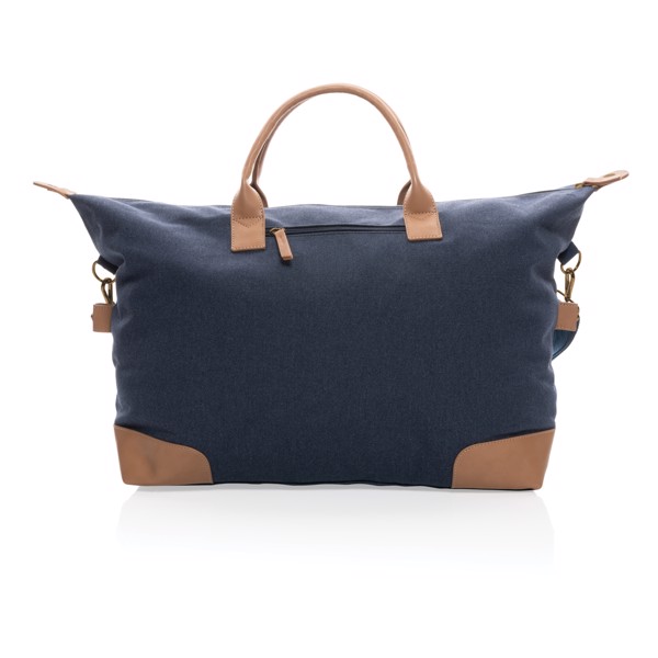 Sac weekend Impact AWARE™ en toile 16oz recyclée - Bleu
