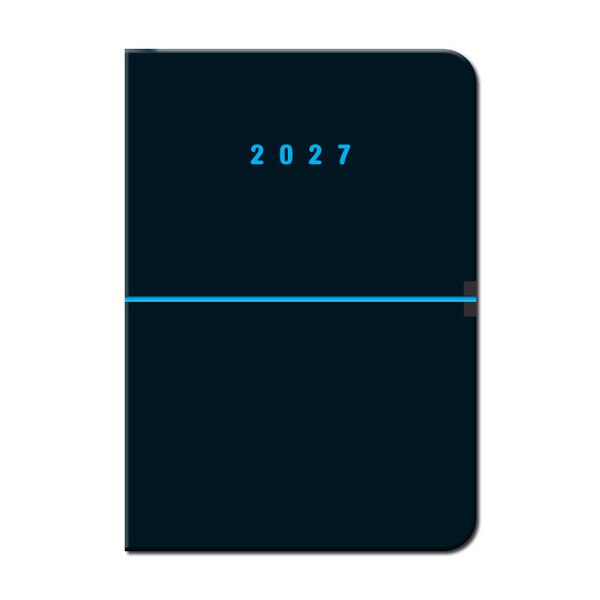 Týždenný diár A5 CAPRI Čierny 2027