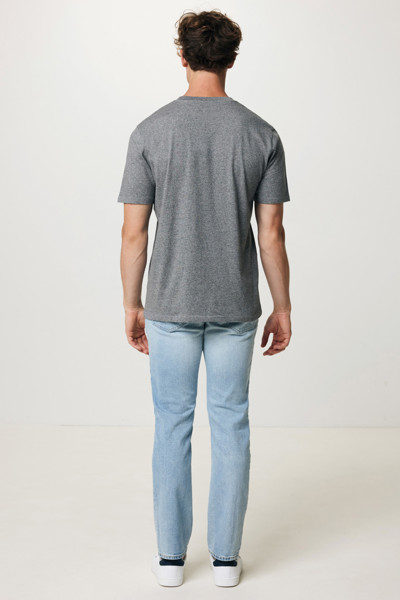 T-shirt léger en coton recyclé IQONIQ Sierra - Light Heather Anthracite / S