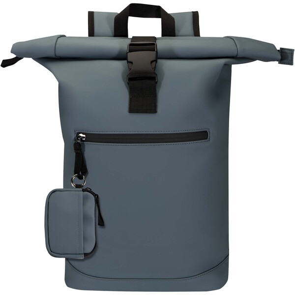 Portefeuille en matériaux recyclés certifié GRS Resi Plus - Bleu hale