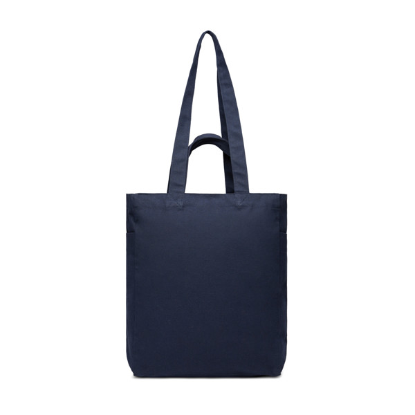 VINGA Tote bag avec zip en toile recyclée Hilo AWARE™ - Bleu Marine