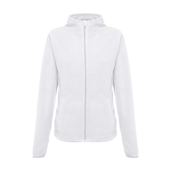 THC HELSINKI WOMEN WH. Veste polaire femme, avec fermeture zippée - Blanc / XL