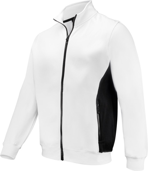 Heavy Doubleface Workwear Sweat Jacket ProJob | 2129 Sweatshirt Full Zip - White / M