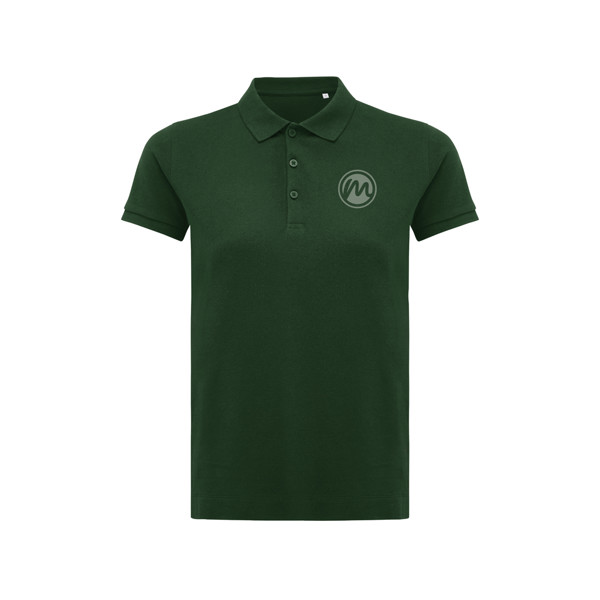 Dámské polo tričko Iqoniq Yosemite z recykl. bavlny - Forest Green / XXS