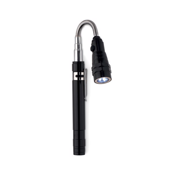 Raztegljiva svetilka Strech-Torch, 3 LED, 57 cm - Črna