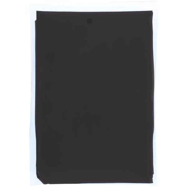 Poncho jetable pour la pluie avec pochette de rangement Ziva - Noir