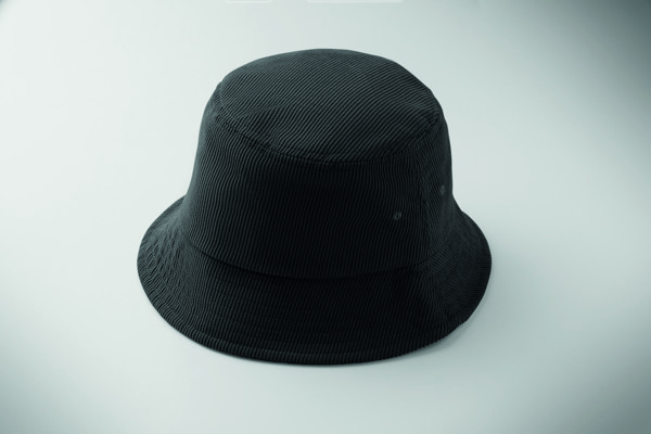 Corduroy bucket hat Scoop - Black