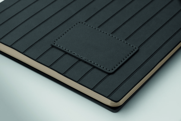 Notebook A5 in PU fumé Tintray - Nero