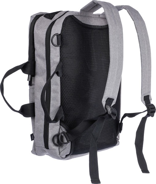 Mochila em poliéster rPET (300D) Mallory - Black