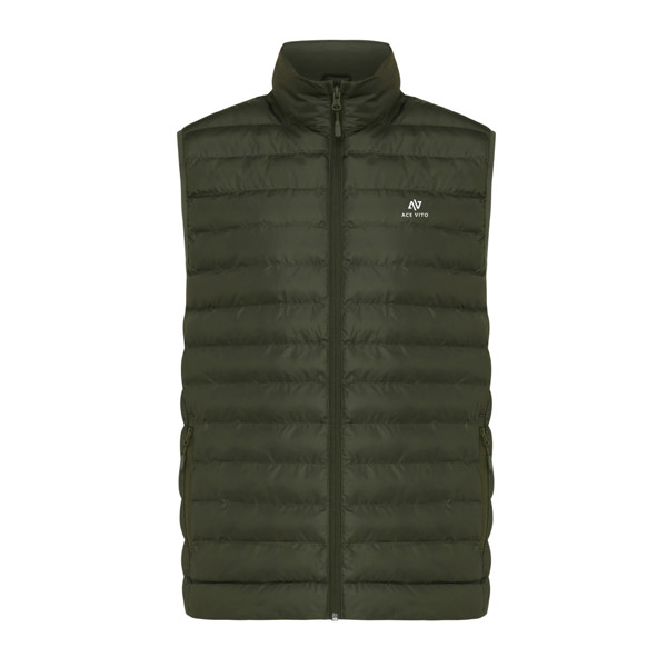Iqoniq Meru moški telovnik, recikliran poliester - Khaki / 2XL