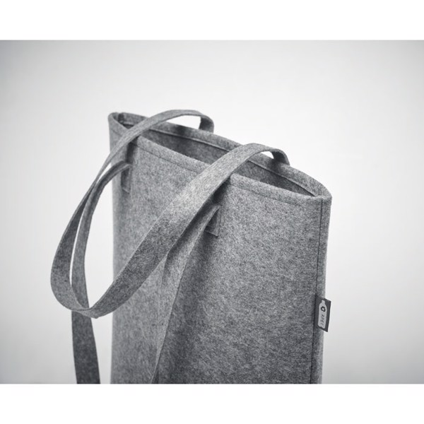 RPET felt shopping bag Taslo - Grey