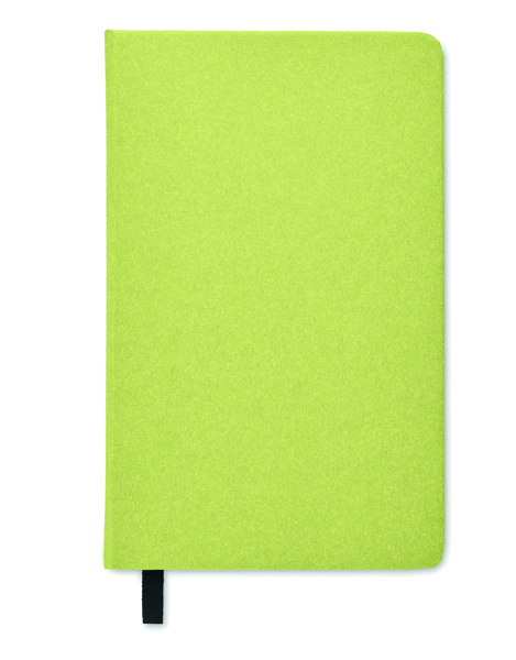 A5 recycled page notebook Grow - Lime