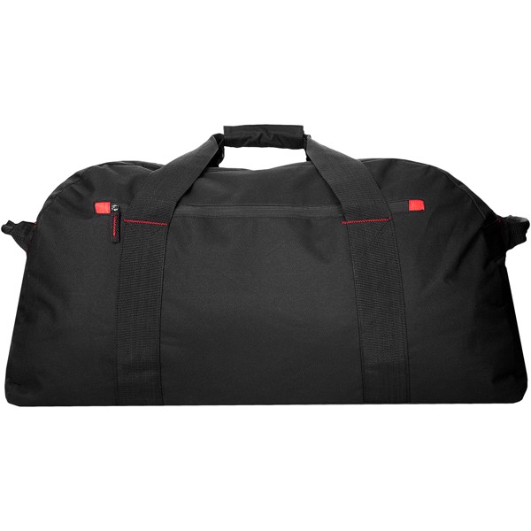 Vancouver extra large travel duffel bag 75L - Solid Black / Red