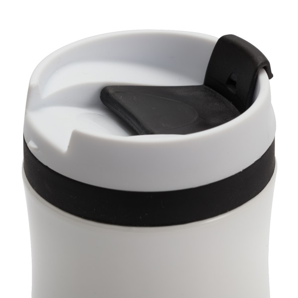 390 ml Viki thermal mug - Black / White