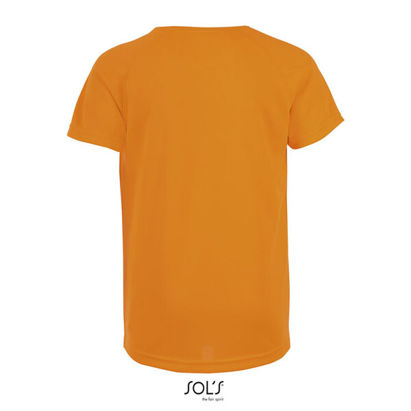 SPORTY T-SHIRT CRIANÇA 140g Sporty Kids - Laranja NeonXXL