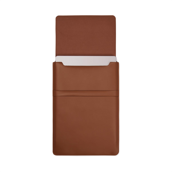 VINGA Timo PU RCS RPET obal na notebook 14" - Hnedá