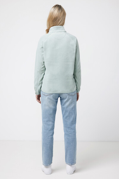 IQONIQ Talung recycled polyester microfleece zip through - Iceberg Green / XXS