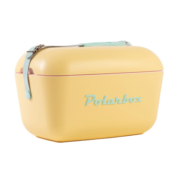 Polarbox Original Large 20L Vintage Coolerbox - Geel