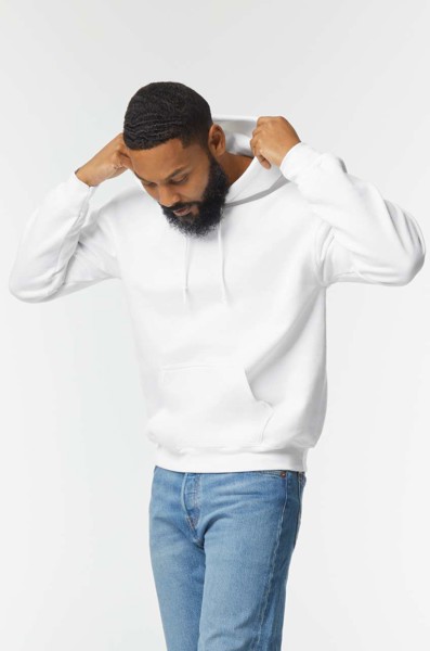 Dryblend® Adult Hooded Sweatshirt - White / 2XL