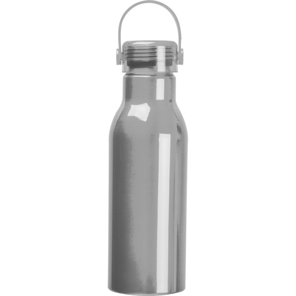 Drinking bottle made from recycled aluminium - Silvergrey