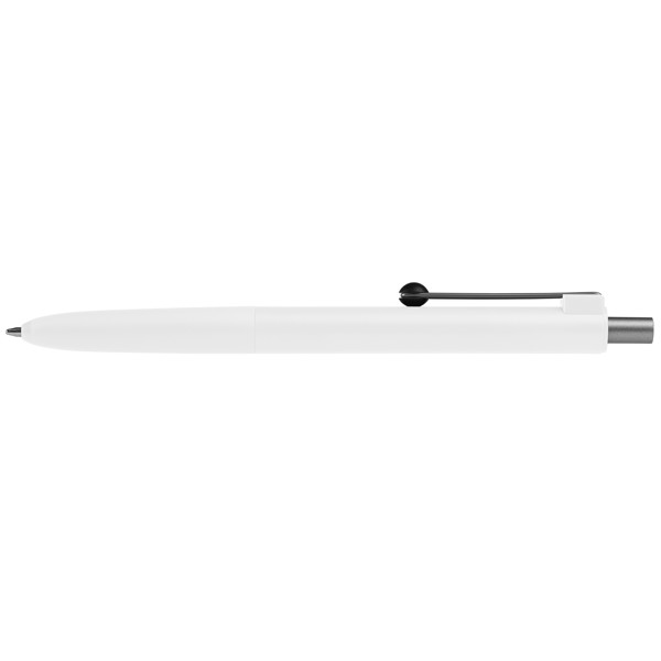 Serenity Stylo Fidget Recyclé - Blanc / Jet d’encre 4 couleurs