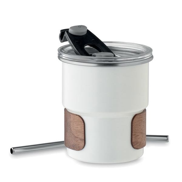 Single wall tumbler 260 ml Mate - White