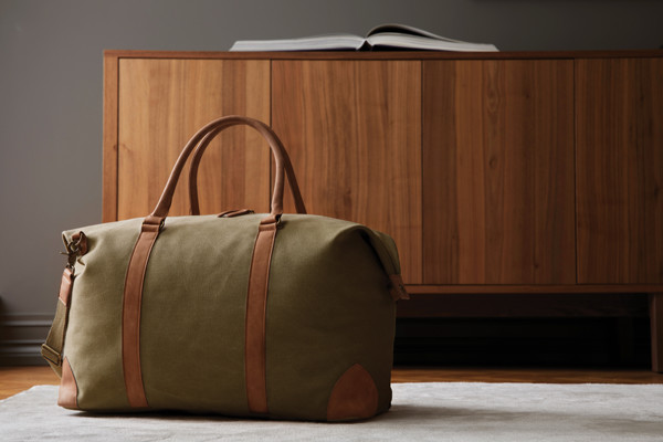 Duffle taška VINGA Bosler z RCS recykl. canvas - Zelená