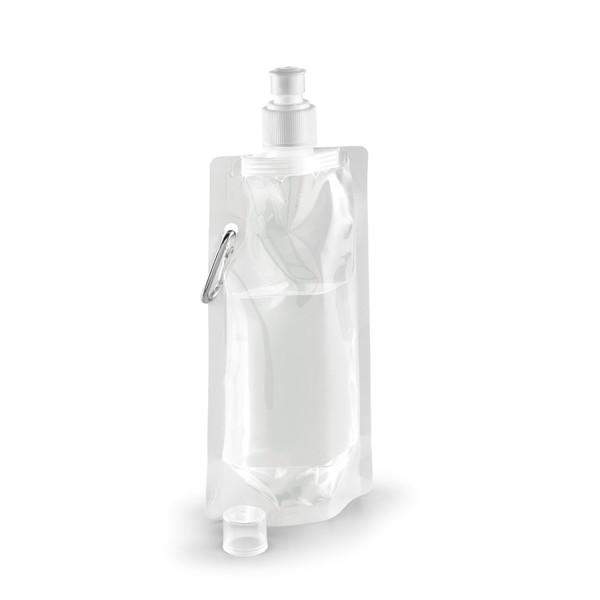KWILL. Bouteille pliante en PE 460 mL - Blanc