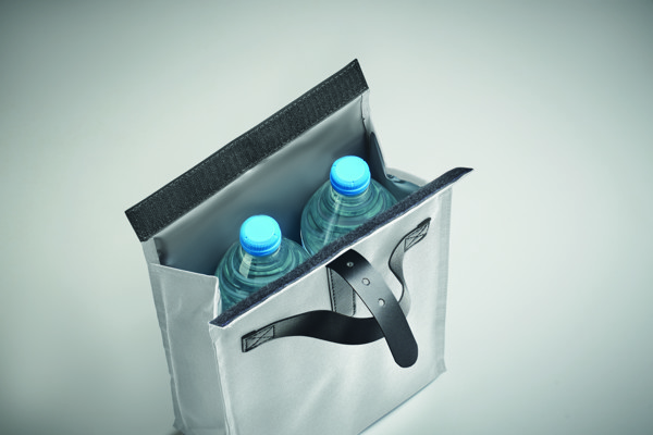 Borsa frigo 600D RPET Chill - Bianco