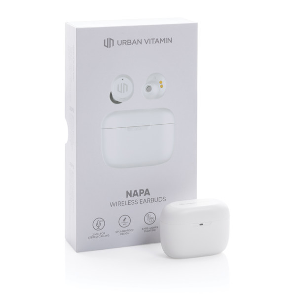 Urban Vitamin Napa earbuds - White