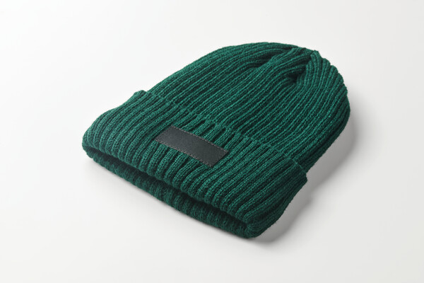 Berretto in maglia c/bordino Anvik - Verde Scuro