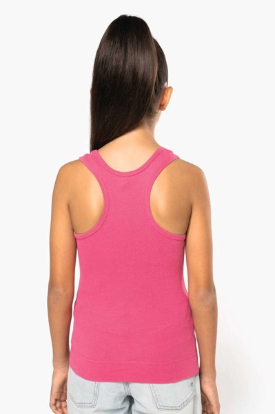 Girls' Vest - White / 8/10