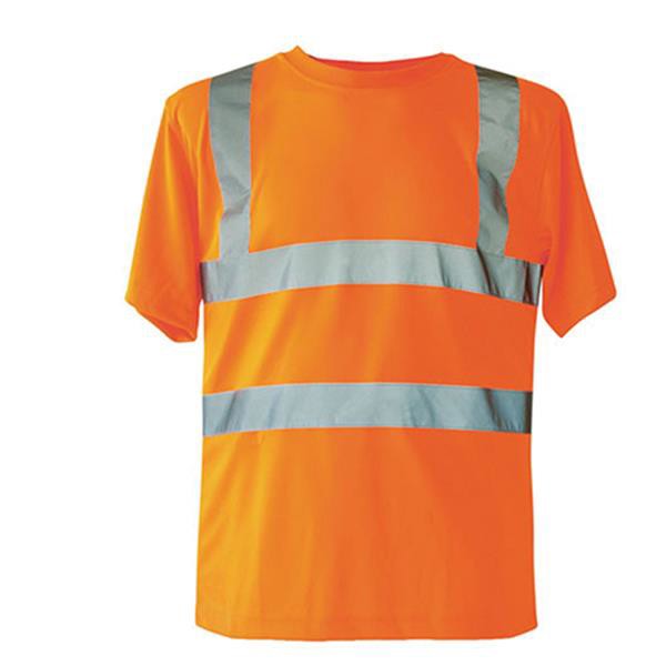 T-Shirt De Alta Visibilidade Iso 20471, Tamanhos Grandes - Laranja Fluorescente / 3XL