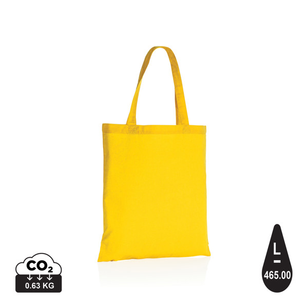 Impact AWARE™ Recycled cotton tote 145g - Yellow