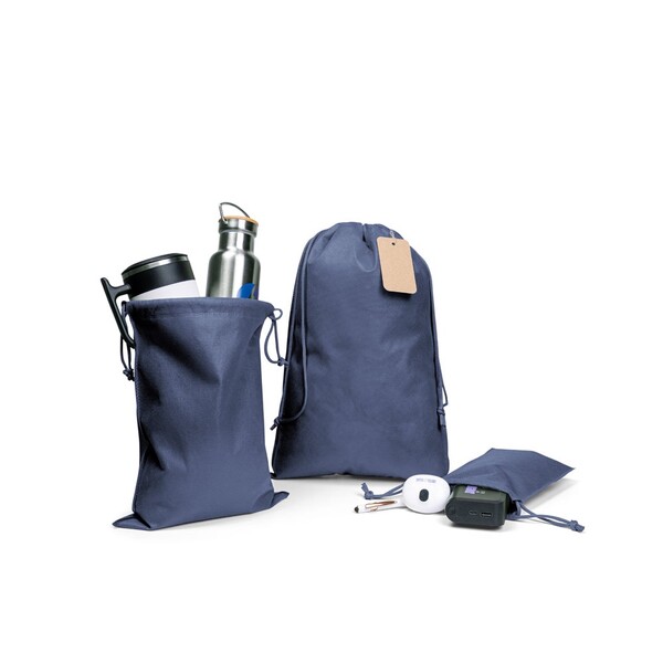 GIFT BAG L. Velká dárková taška z netkané textilie (60 g/m²) - Modrá